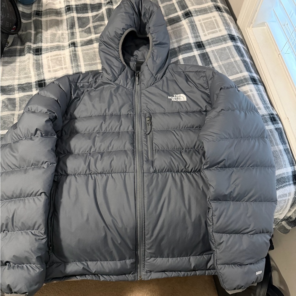 The North Face Men's Charcoal Puffer Jacket